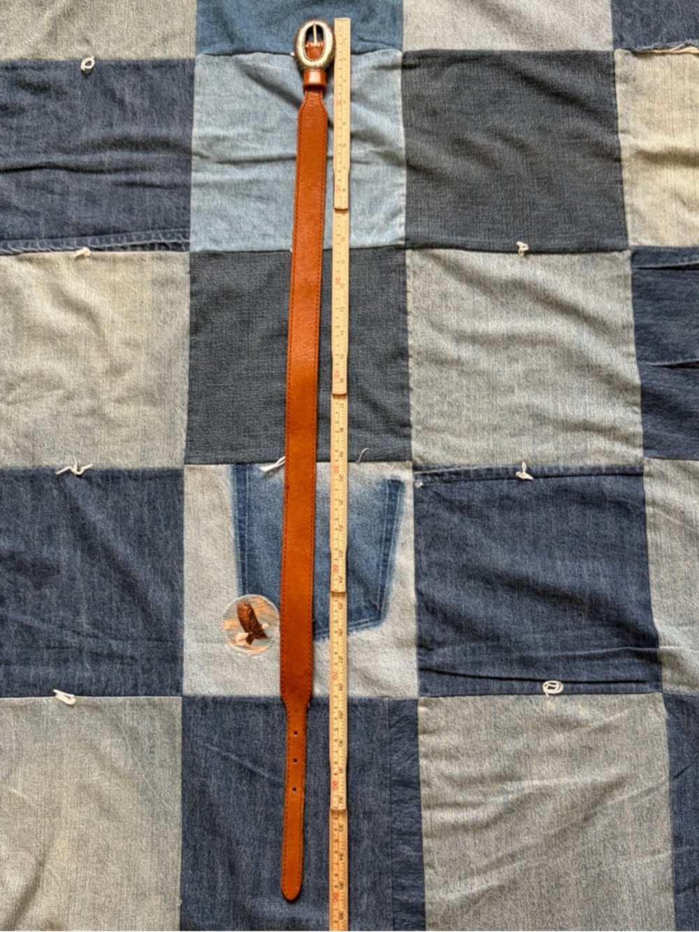 VTG Leather Concho silver toned buckle Liz Claiborne Belt size M - Picture 7 of 8